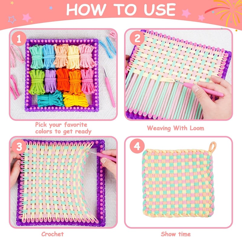 Disracker 804PCS for 7 to 10 inches Loom Refill Ring, Made of Nylon Material can be Used to Make potholder Loops, with 12 Colors, Suitable for Adults or Kids DIY Activities - Image 5
